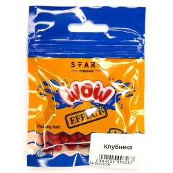 Повітряне тісто для риболовлі, пиляче, Start Fishing WoW Effect, Полуниця, 7мм, 5г